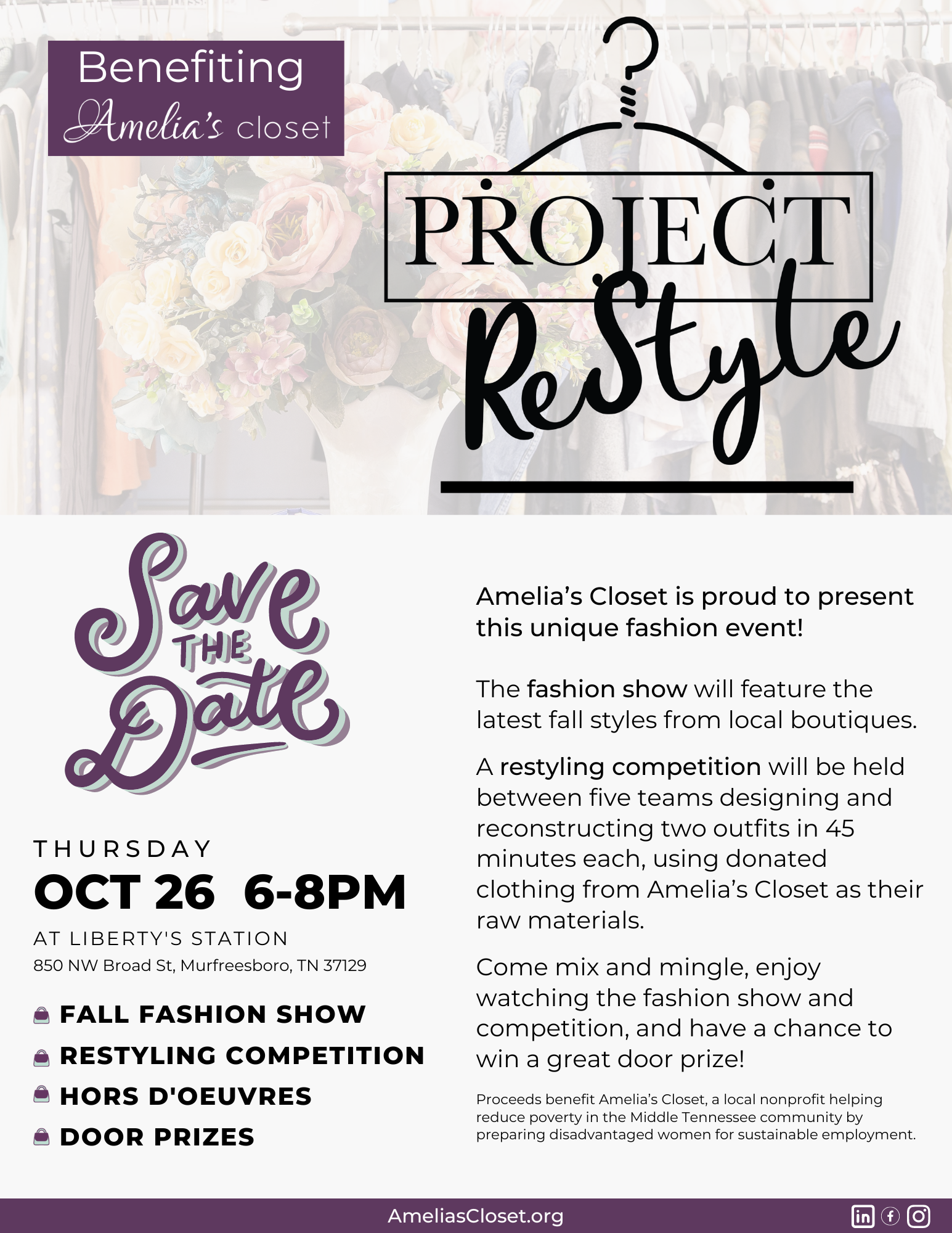 Project Restyle Flyer 2023